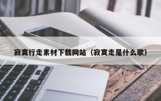 扬中寂寞行走素材下载网站（寂寞走是什么歌）